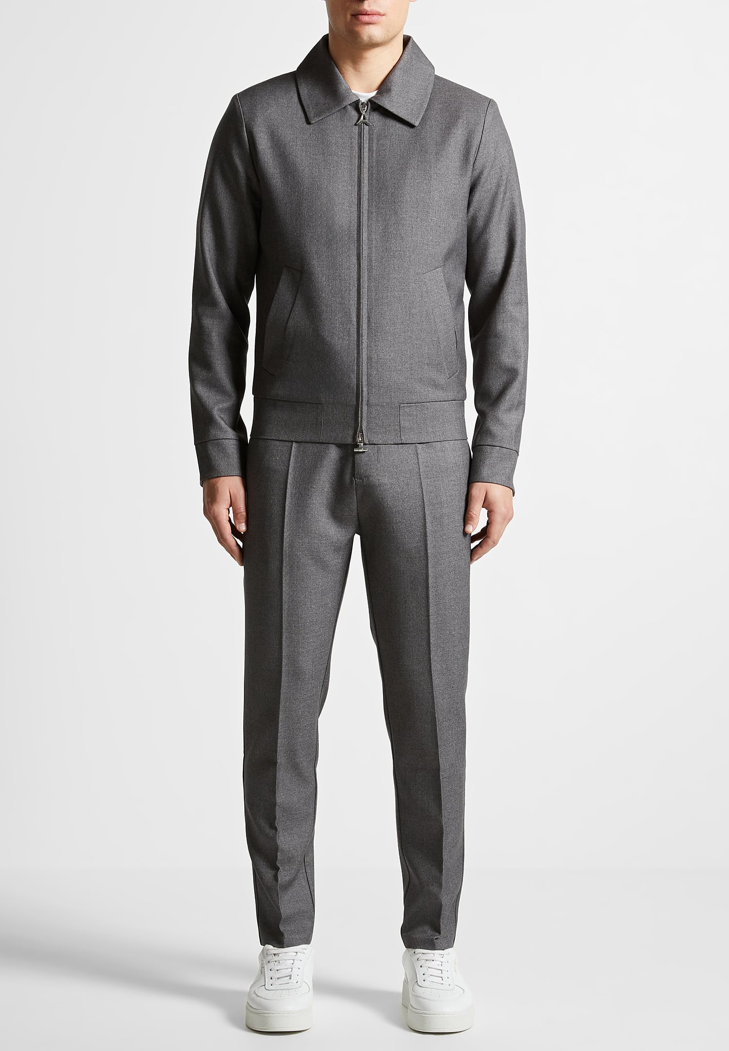 Tapered trousers - Dark grey - Ladies | H&M