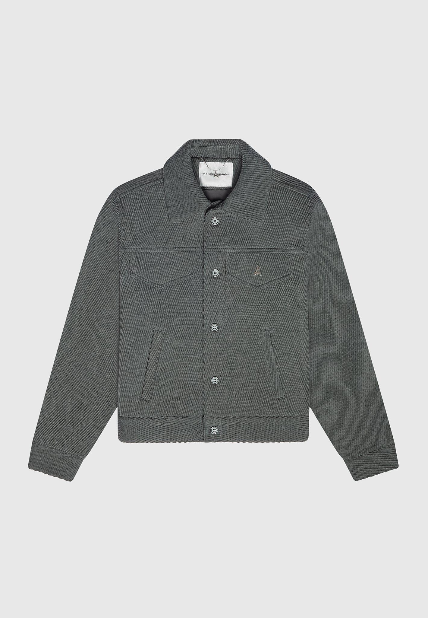 Louis Vuitton Shearling Embossed Monogram Jacket BLACK. Size 60