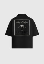 Alexis - Unisex Cote d'Azur Boxy Shirt - Black