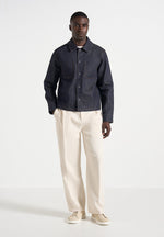 Asher - Unisex Denim Shirt - Indigo