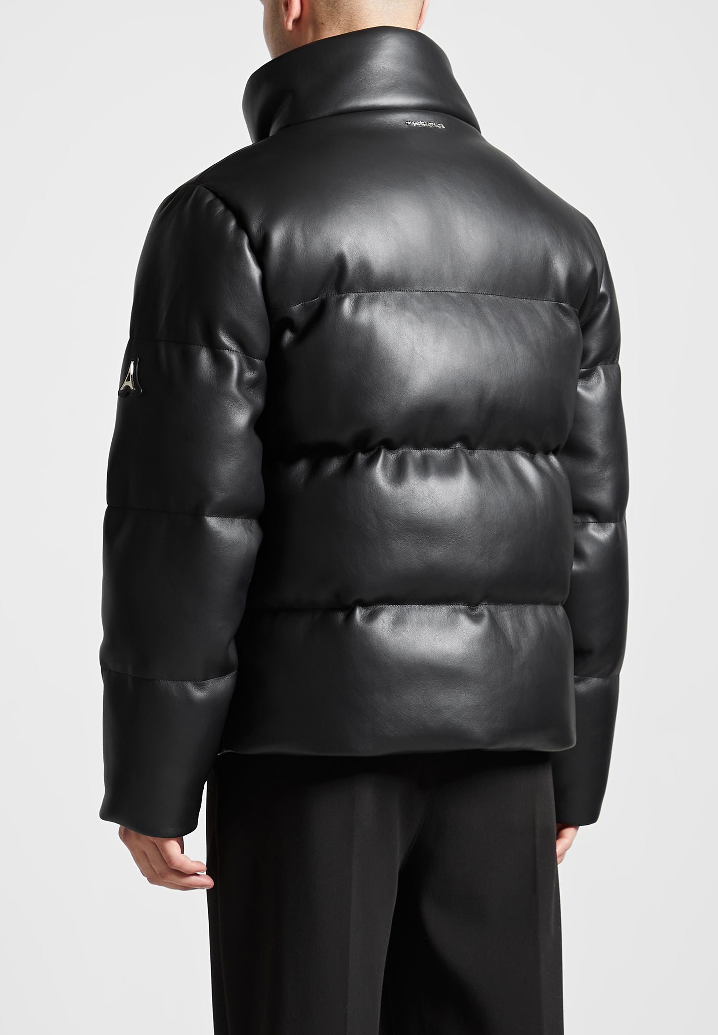 vegan-leather-puffer-jacket-black