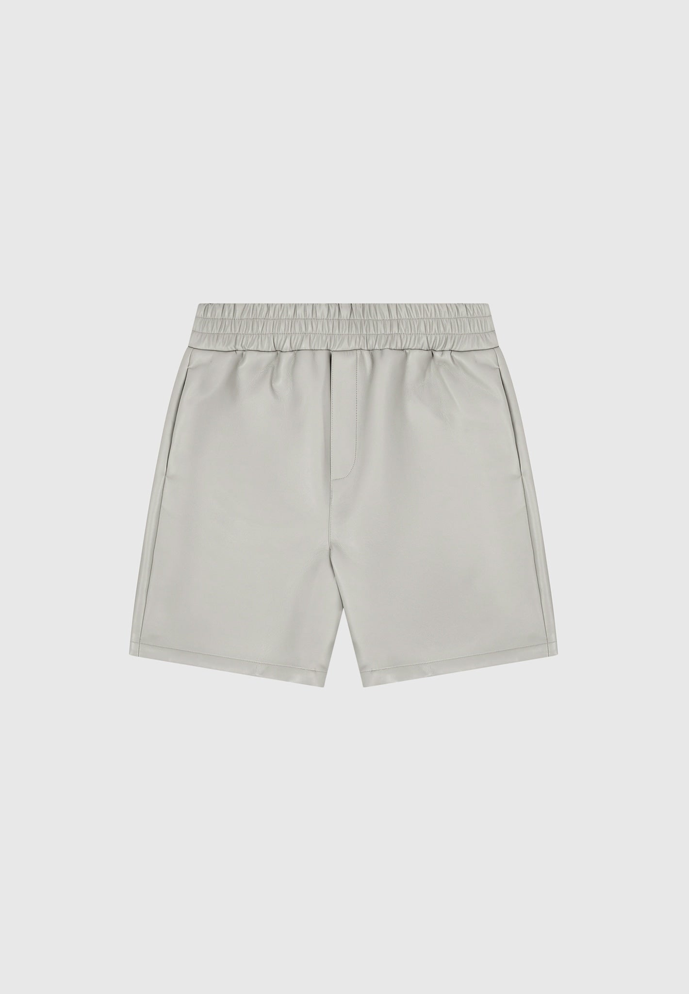 Vegan Leather Shorts - Stone | Manière De Voir USA