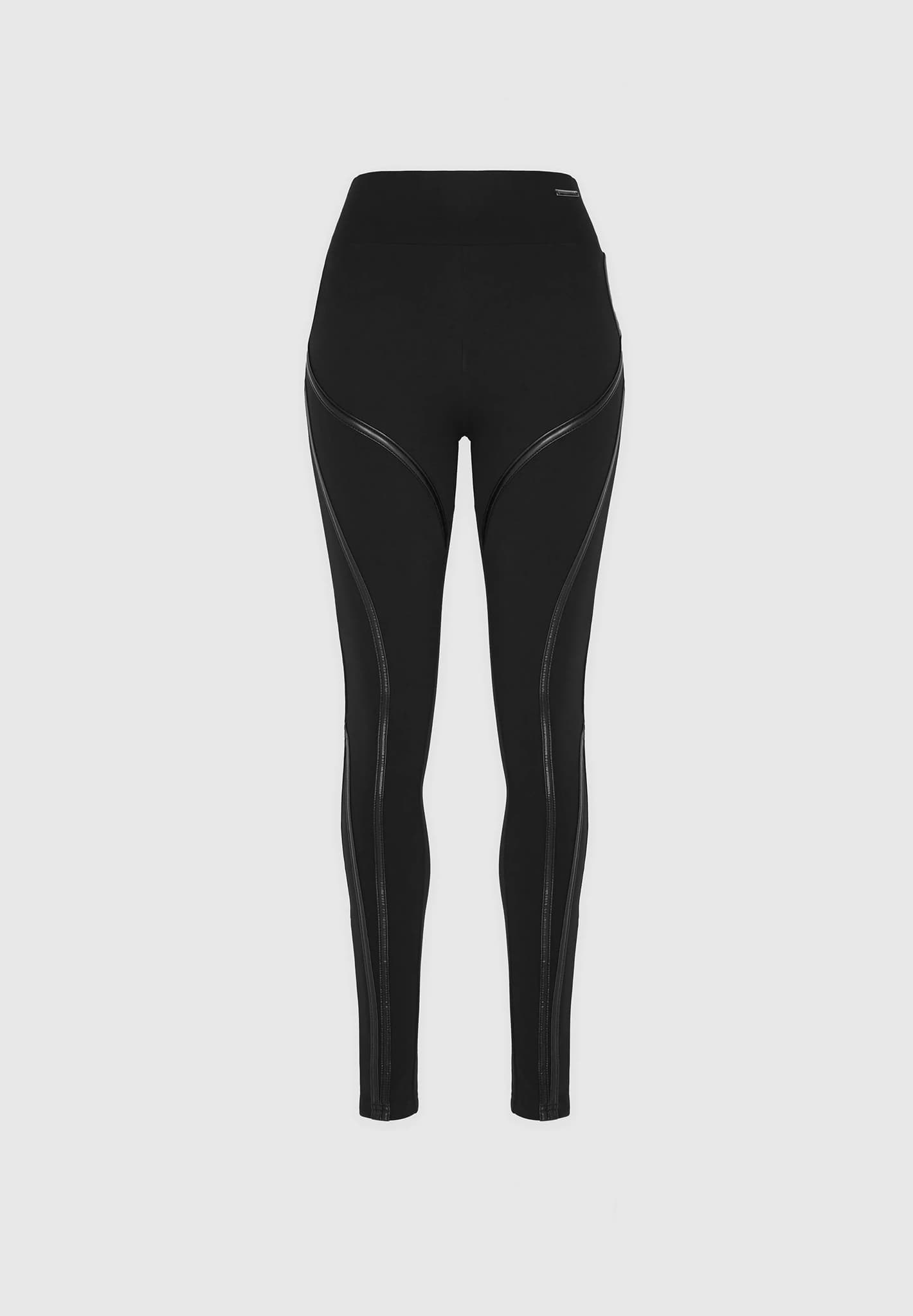 Toteme, FW22, Zip Leggings, Black, Leggings – Lindner Fashion
