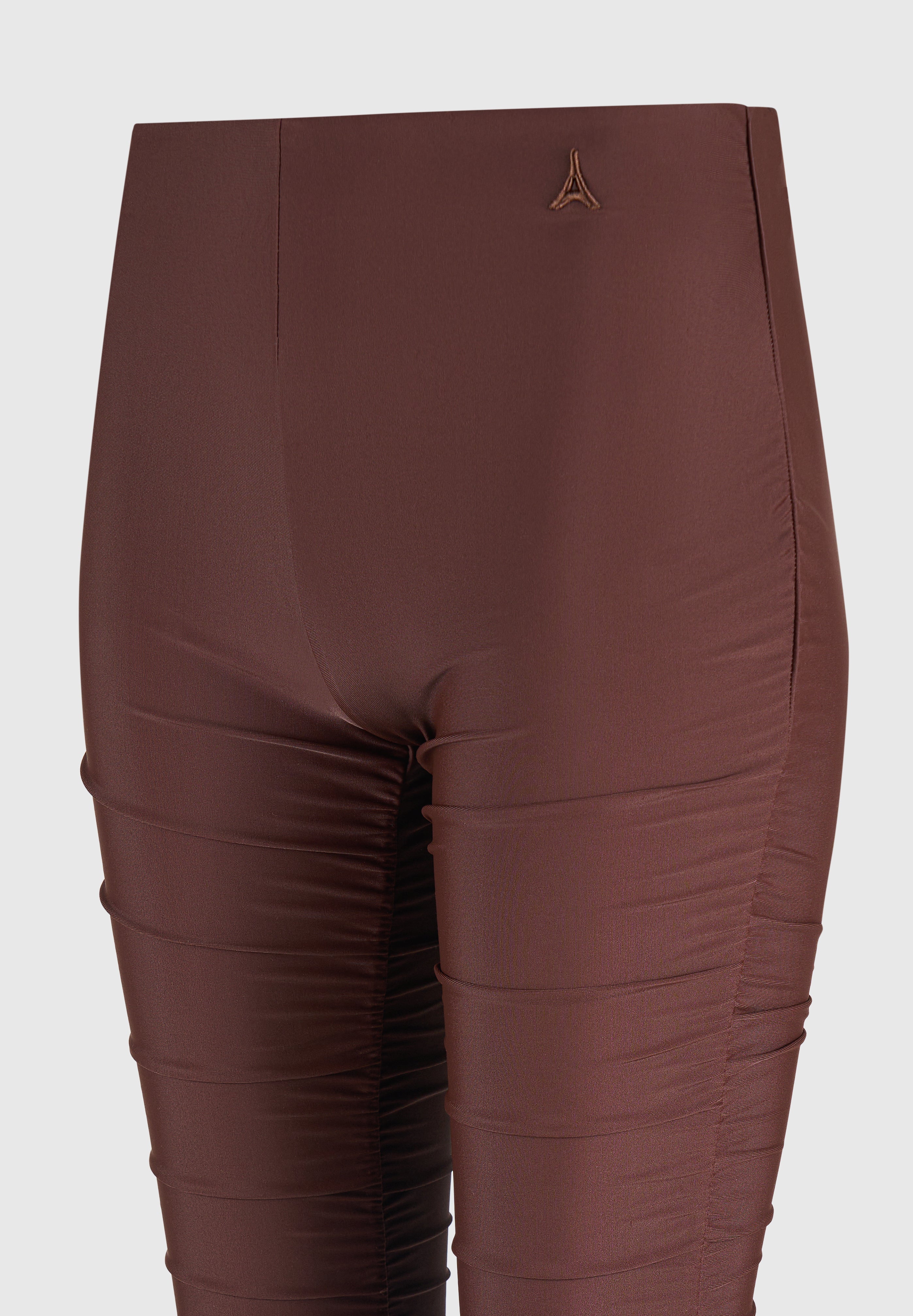 ruched-fit-and-flare-leggings-brown