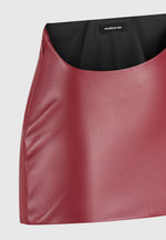 curved-waist-vegan-leather-mini-skirt-wine-red