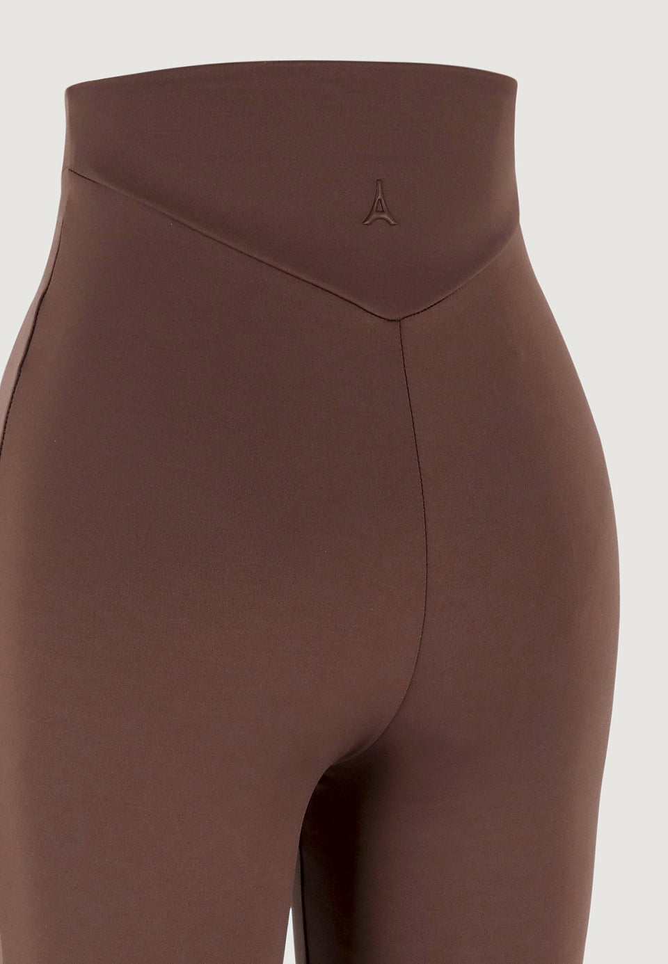 LS001 - High Waisted Leggings - Brown
