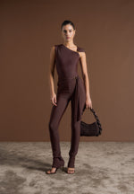 draped-hardware-detail-leggings-brown