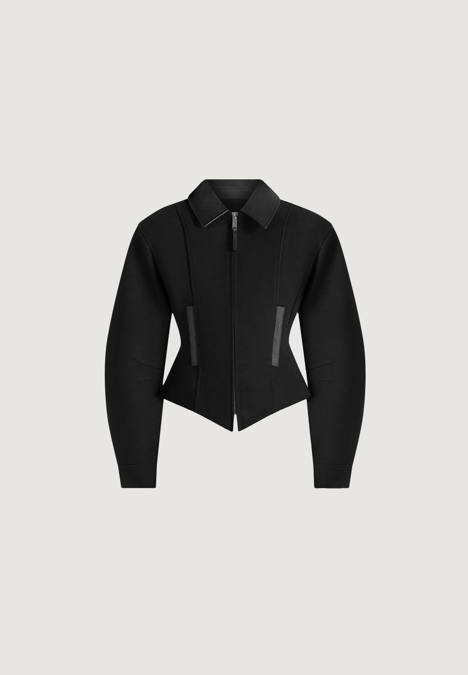 sky-hourglass-gabardine-jacket-black