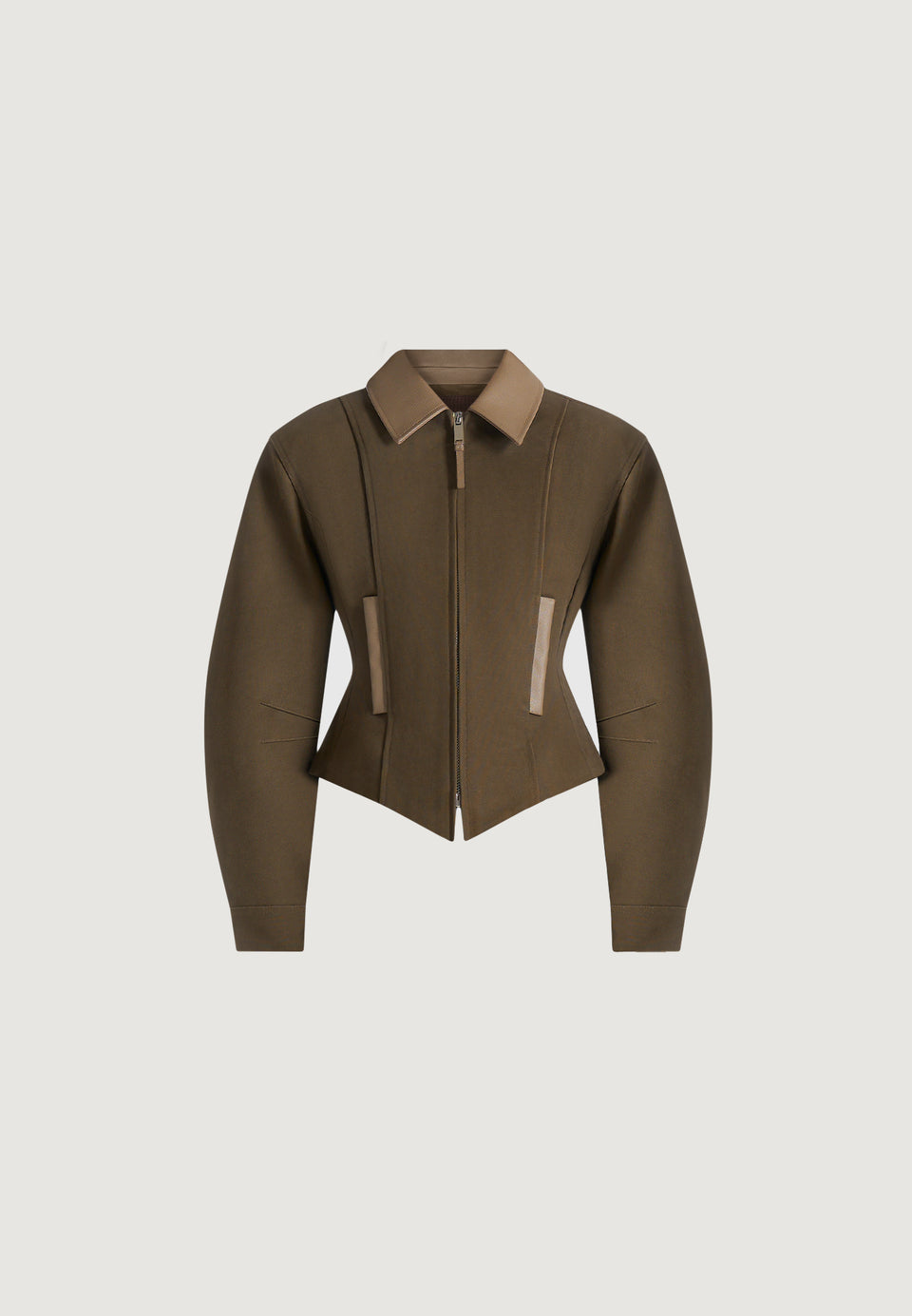 sky-hourglass-gabardine-jacket-khaki