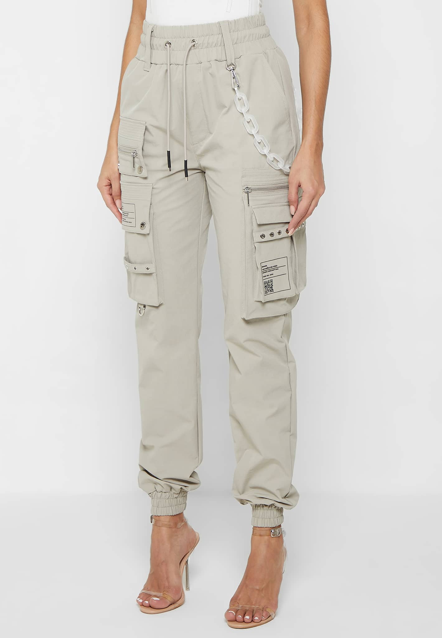 Buy Monse Side Slit Cargo Pants With Chain online