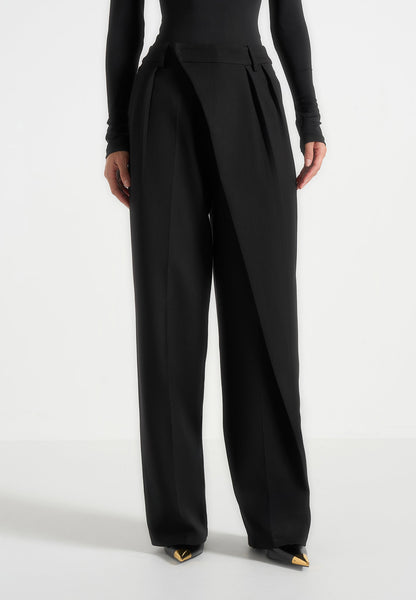 パンツ MASU FOLDED BELT TROUSERS(PEANUTS) MASU FOLDED BELT
