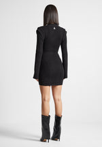 wide-shoulder-knitted-contour-mini-dress-black