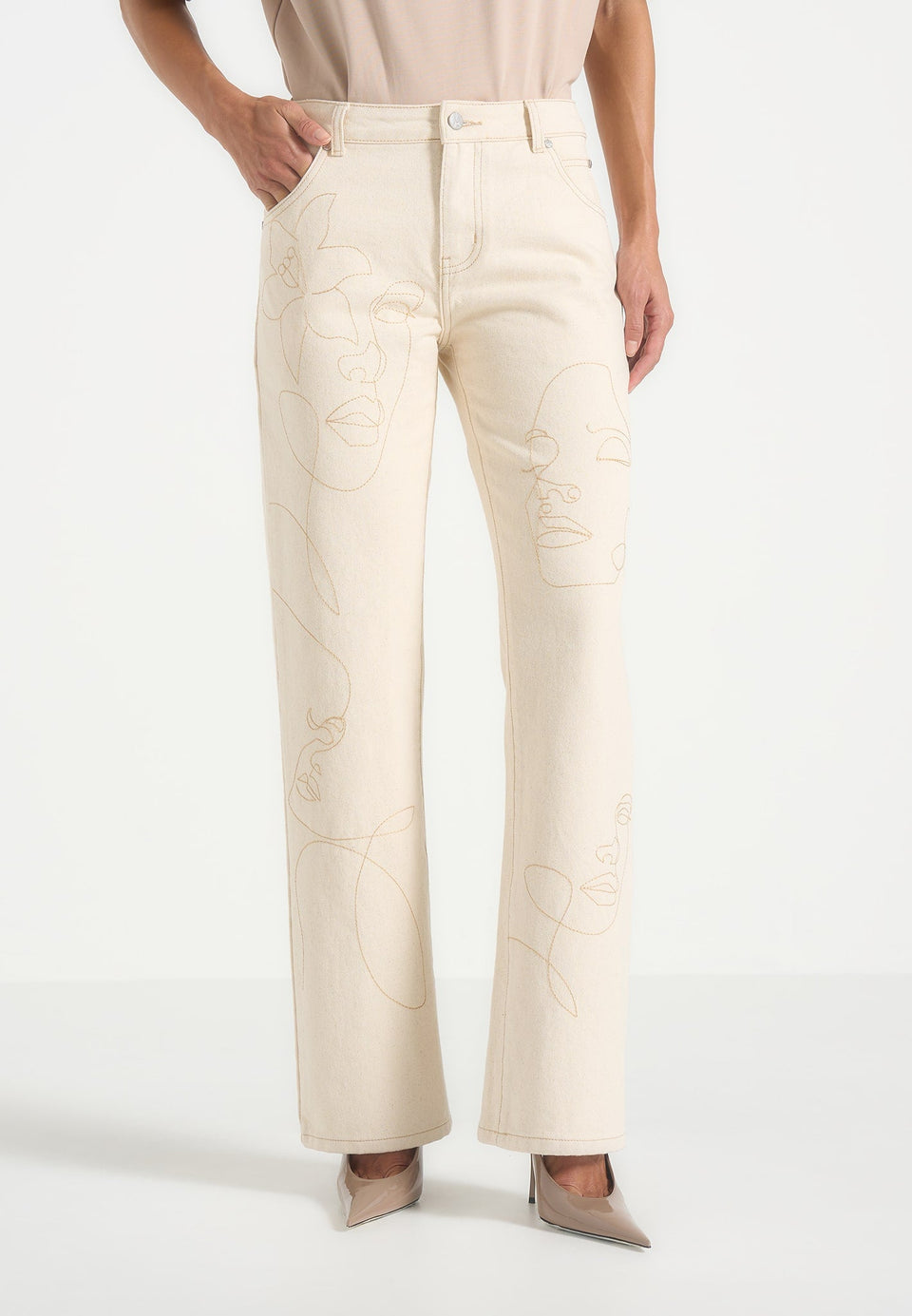 calista-line-art-denim-jeans-cream