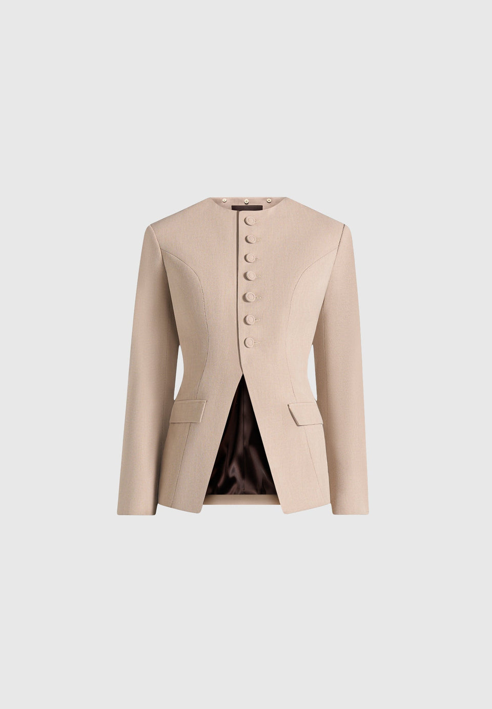 harper-tailored-cinch-blazer-with-detachable-collar-beige