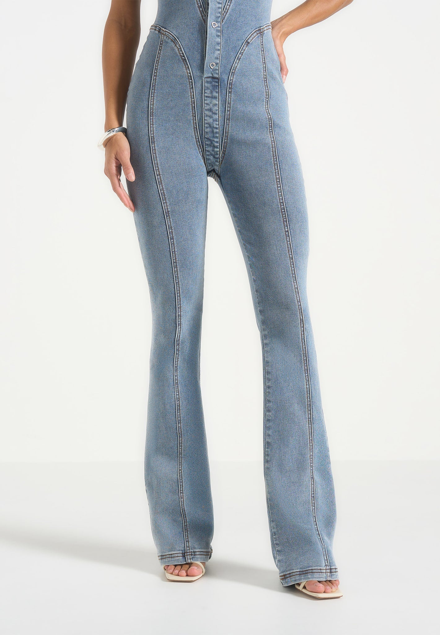 annette-denim-seam-detail-fit-flare-jumpsuit-mid-blue