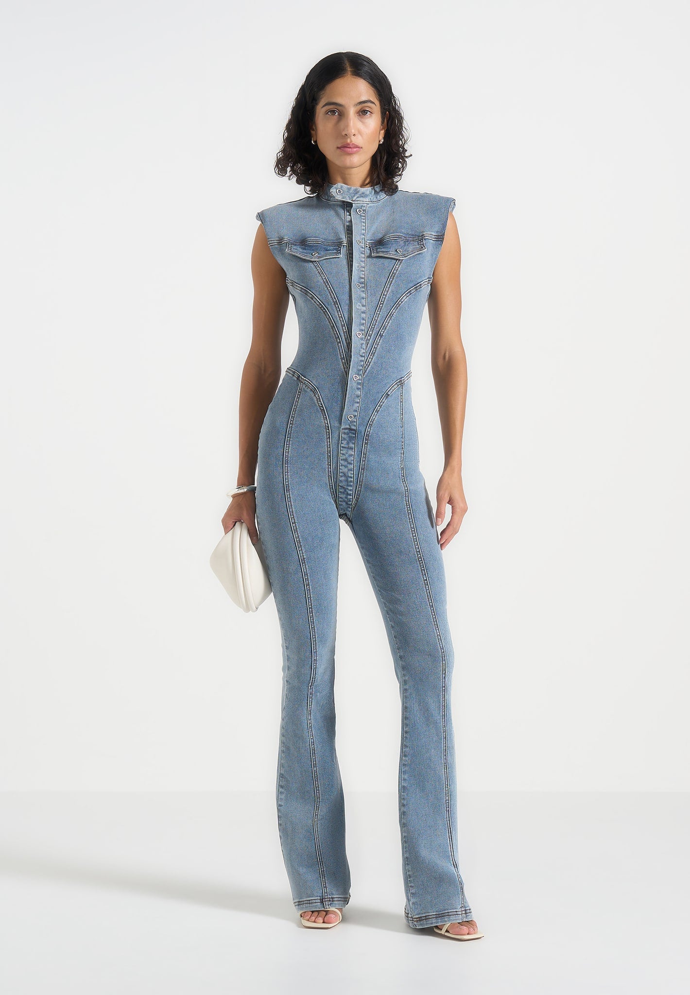 annette-denim-seam-detail-fit-flare-jumpsuit-mid-blue 