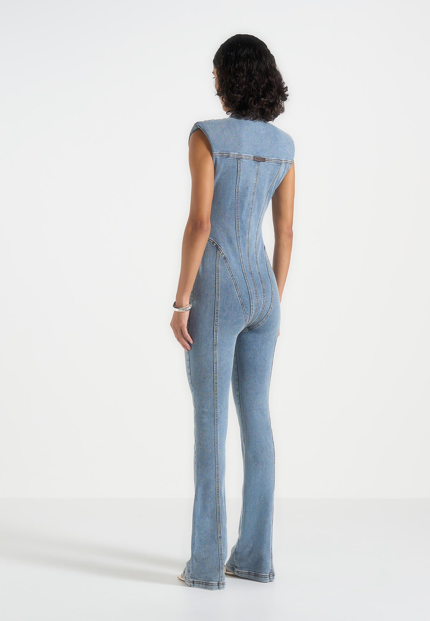 annette-denim-seam-detail-fit-flare-jumpsuit-mid-blue