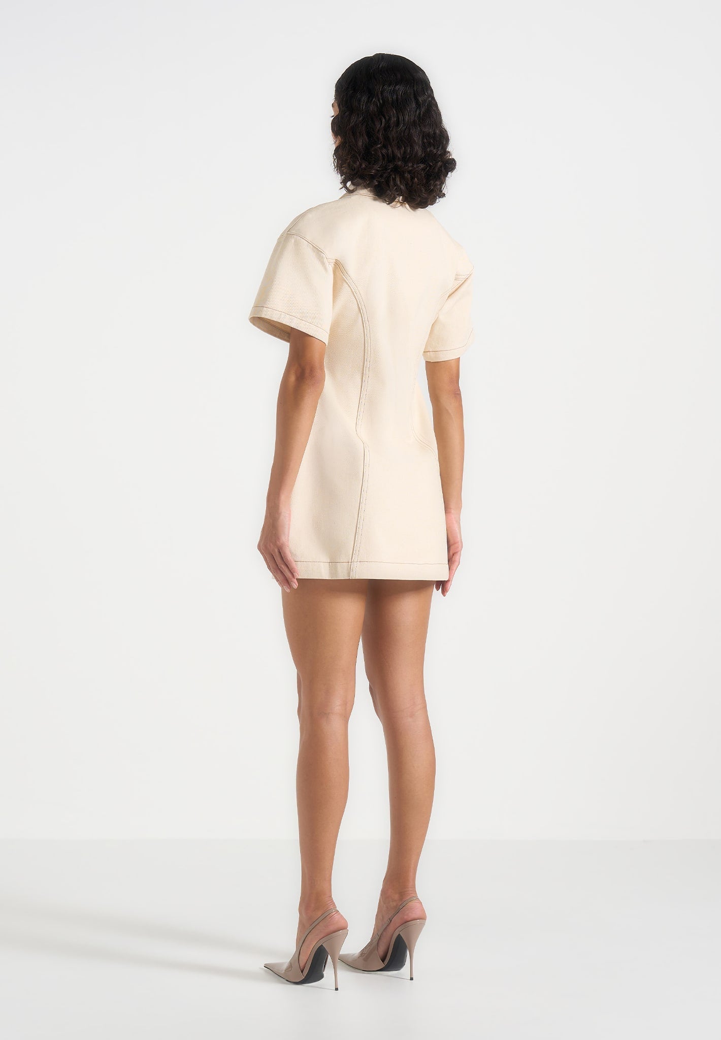 mathilde-corset-contrast-stitch-denim-dress-cream