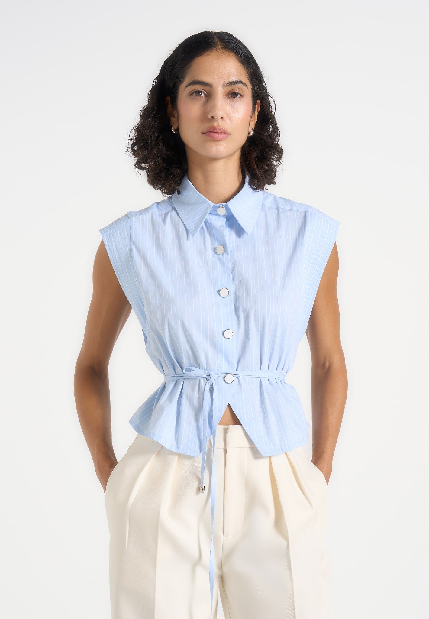 malia-sleeveless-tie-waist-cropped-shirt-pale-blue