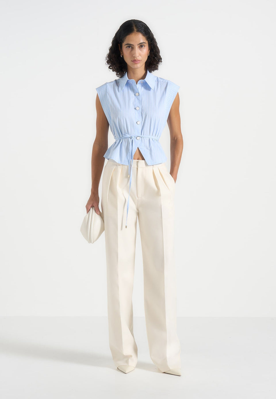 malia-sleeveless-tie-waist-cropped-shirt-pale-blue