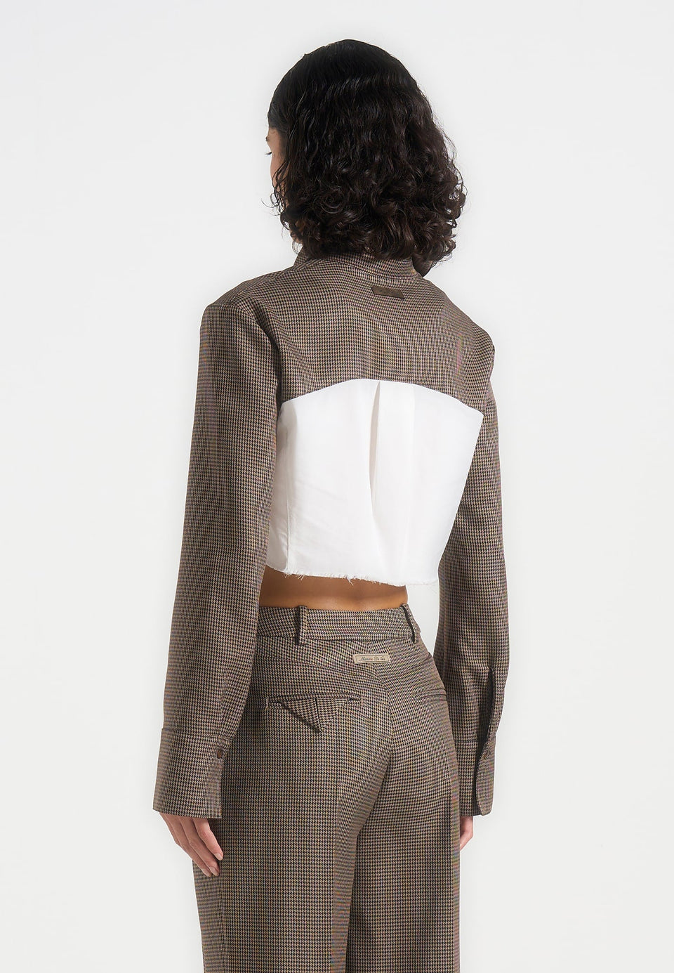 bernadette-houndstooth-cotton-cropped-shirt-white-brown