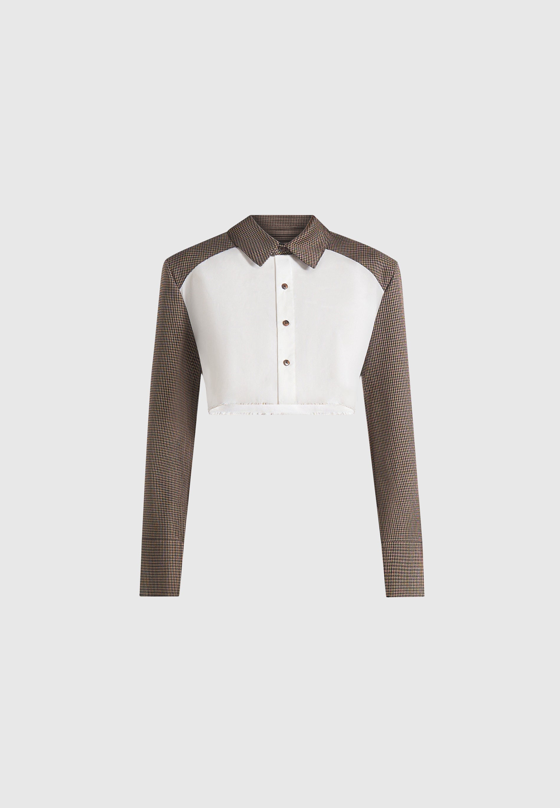 bernadette-houndstooth-cotton-cropped-shirt-white-brown