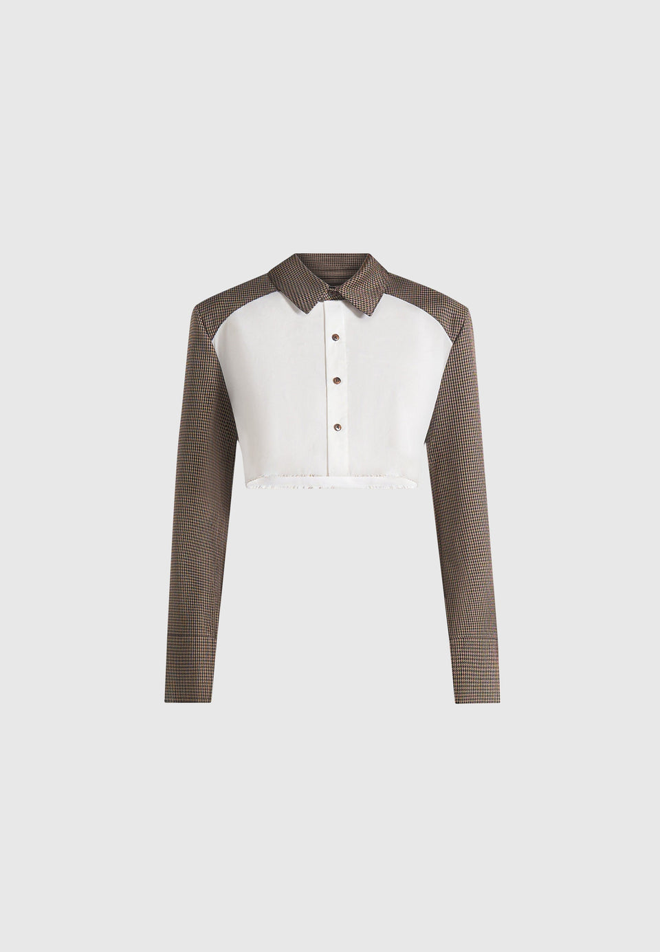 bernadette-houndstooth-cotton-cropped-shirt-white-brown
