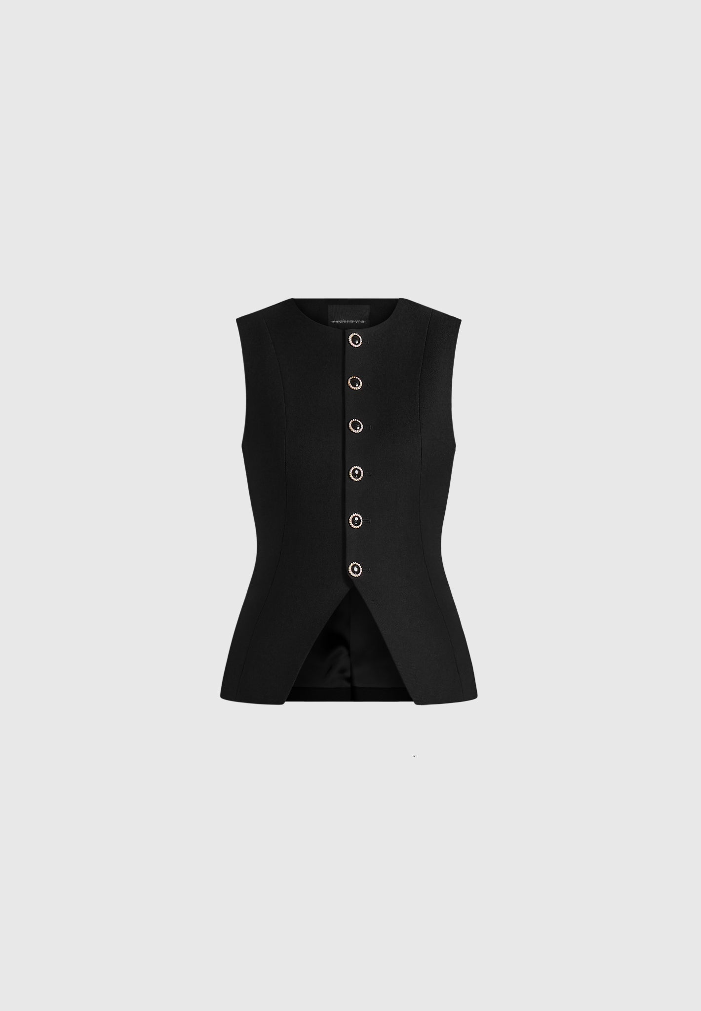 maisie-tailored-crew-neck-cinch-waistcoat-black