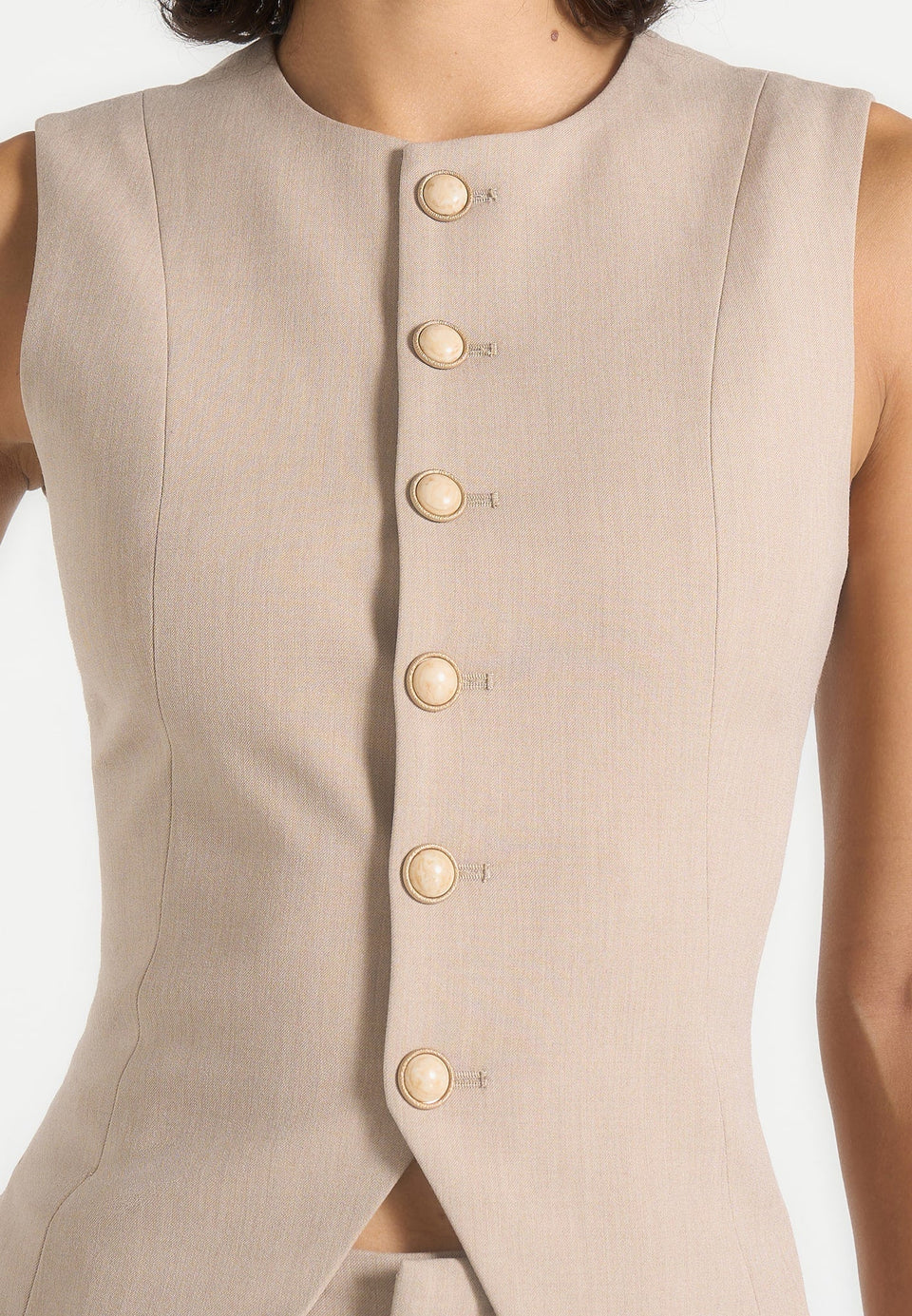 maisie-tailored-crew-neck-cinch-waistcoat-beige