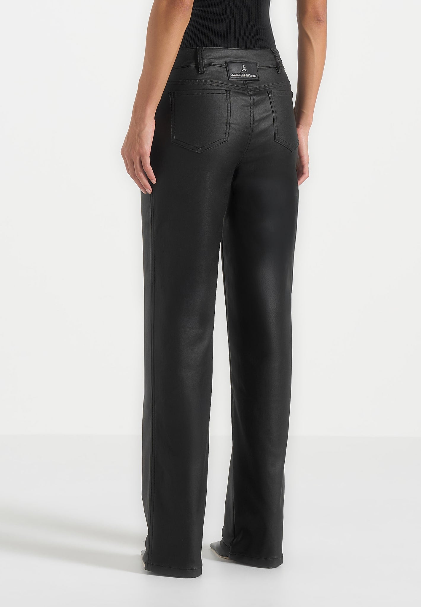 florence-wax-effect-jeans-black