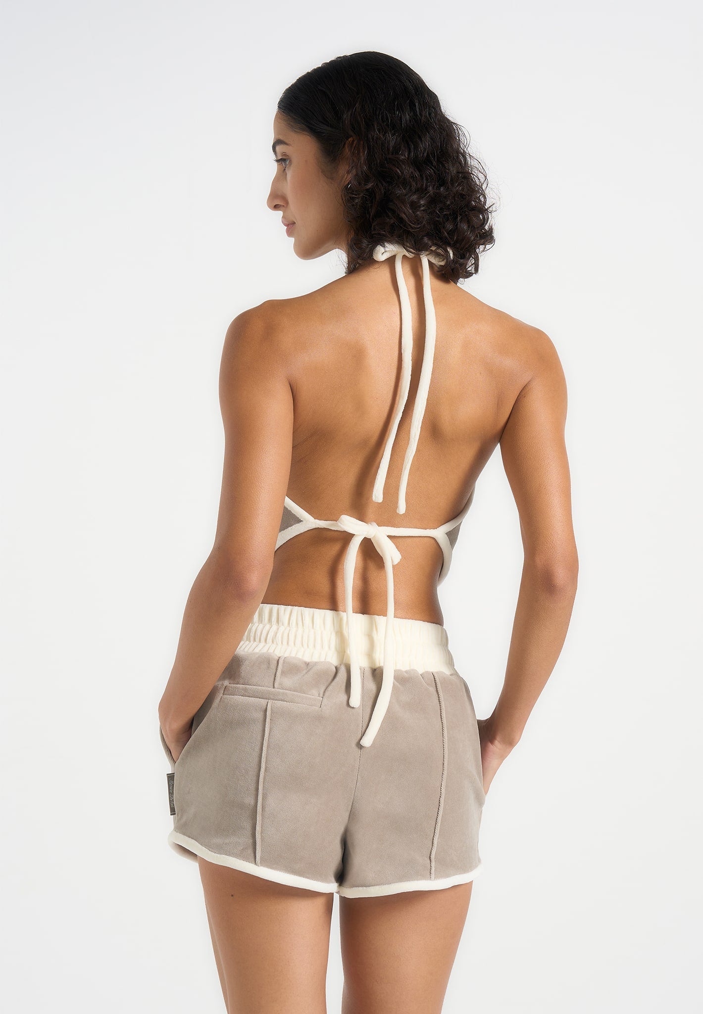 malena-contrast-velour-halter-top-beige