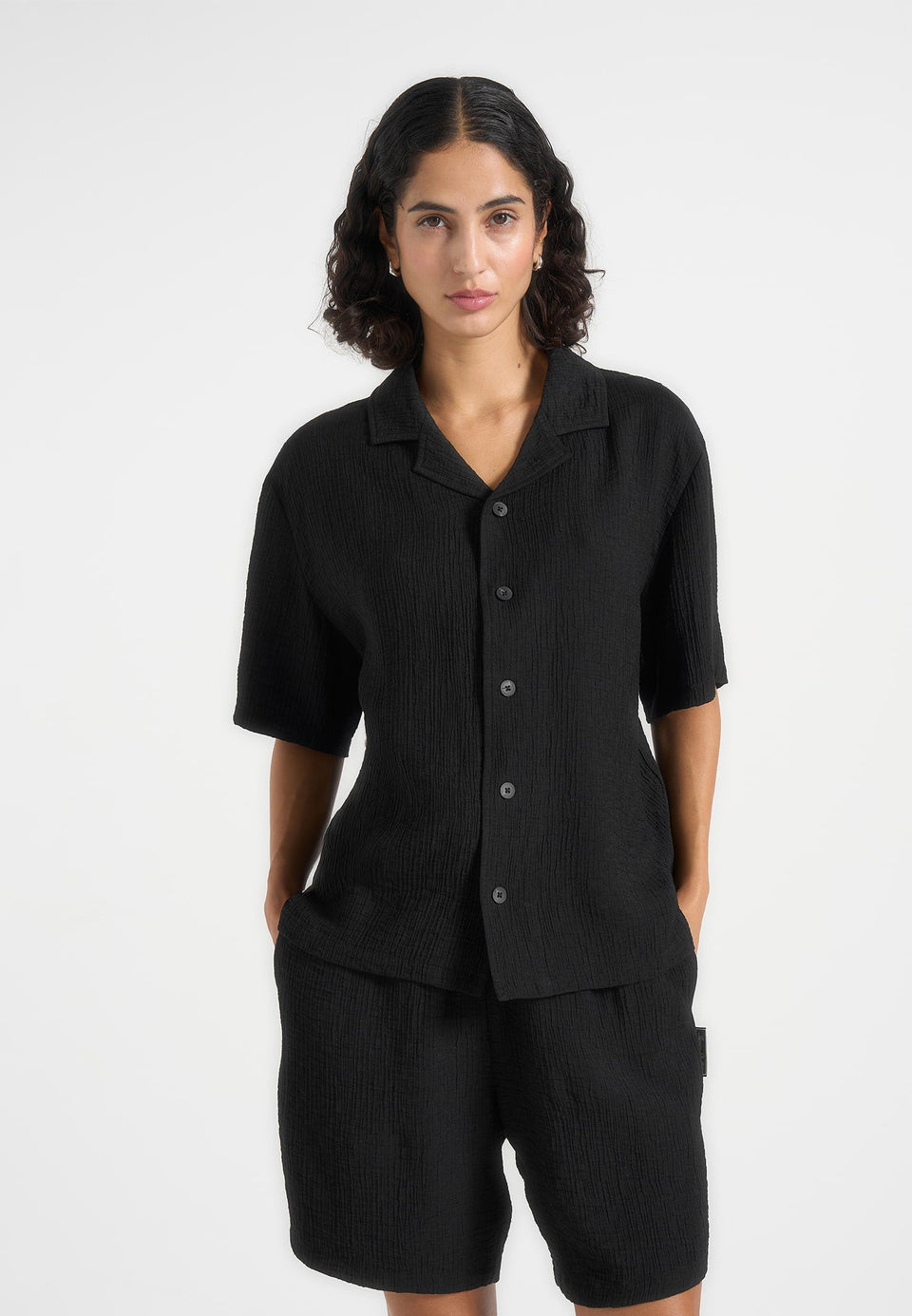 harley-unisex-textured-revere-shirt-black