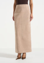 celie-suede-maxi-skirt-taupe