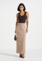 celie-suede-maxi-skirt-taupe