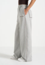 morgan-unisex-whipstitch-regular-joggers-light-grey