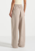 Morgan - Unisex Whipstitch Wide Leg Jogger - Taupe