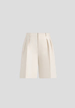 lorette-linen-twin-pleat-shorts-natural