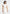 Gaia - Boat Neck Belted Pleated Midi Dress - White