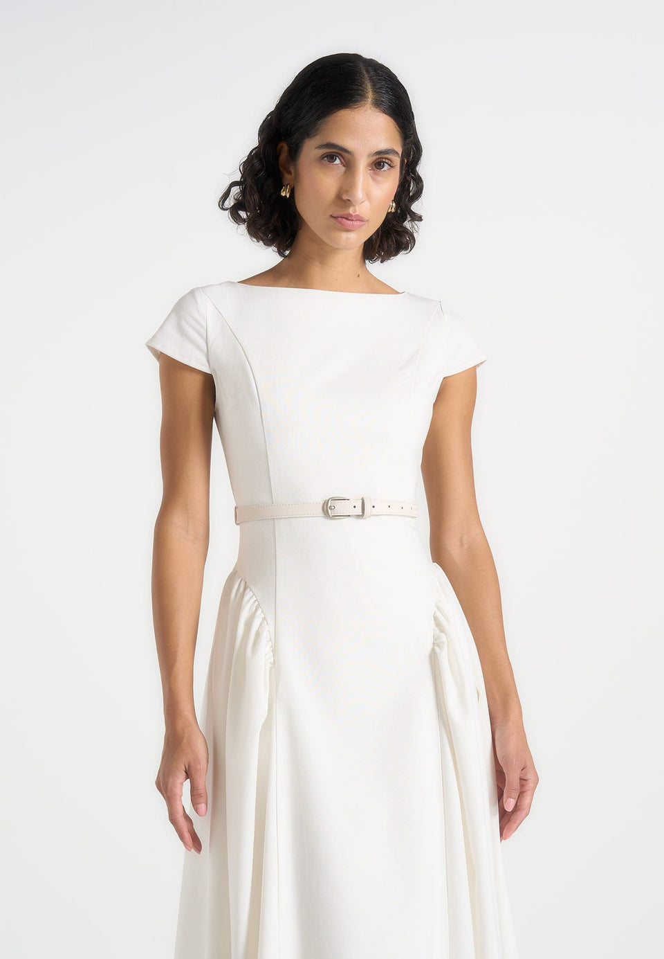 gaia-boat-neck-belted-pleated-midi-dress-white