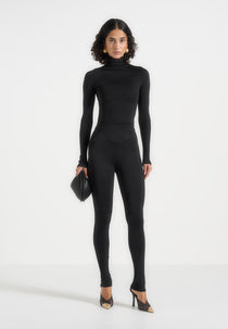 Chloe - High Waisted Leggings - Black