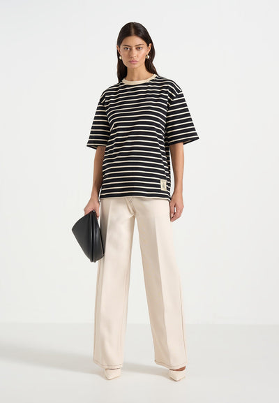 riley-unisex-striped-relaxed-fit-cotton-t-shirt-black-cream