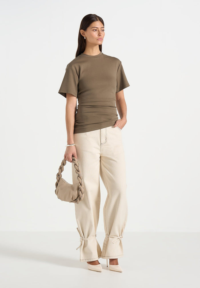 pauline-ruched-asymmetric-cotton-t-shirt-olive