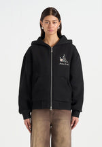 js009-unisex-floral-eiffel-zip-hoodie-black