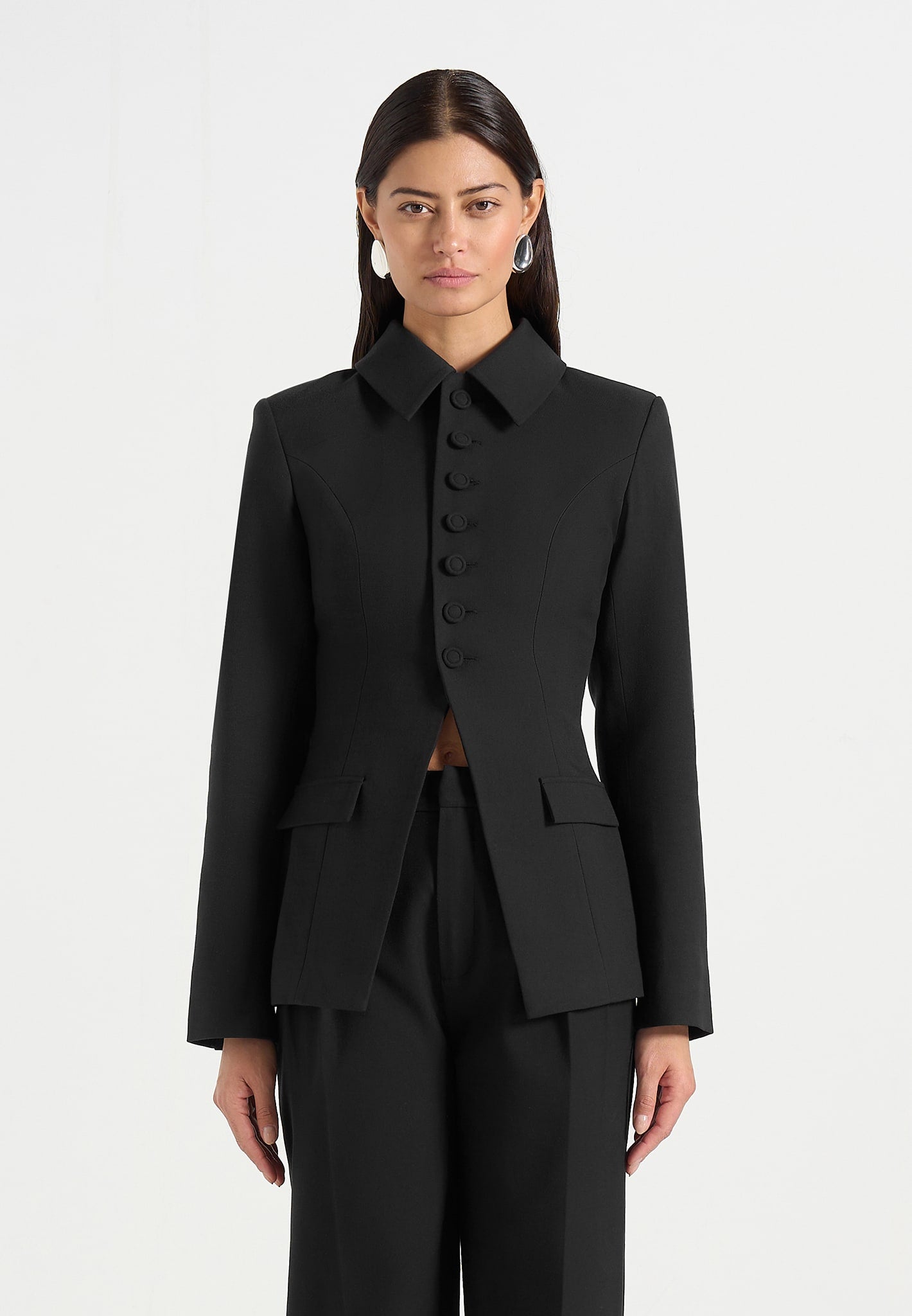 harper-tailored-cinch-blazer-with-detachable-collar-black 
