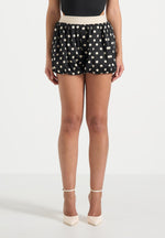 zoe-satin-polka-dot-balloon-shorts-black