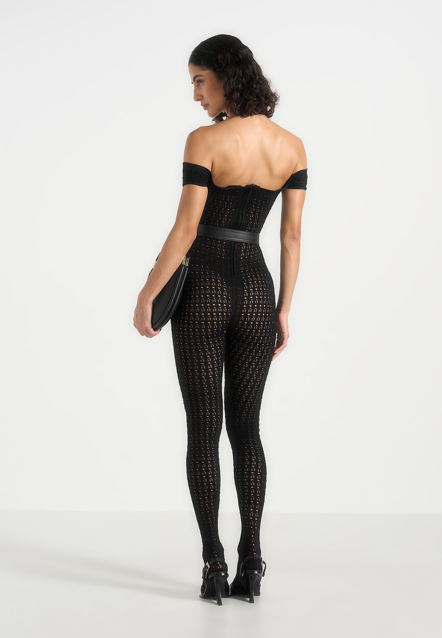 pointelle-knit-bardot-jumpsuit-with-belt-black