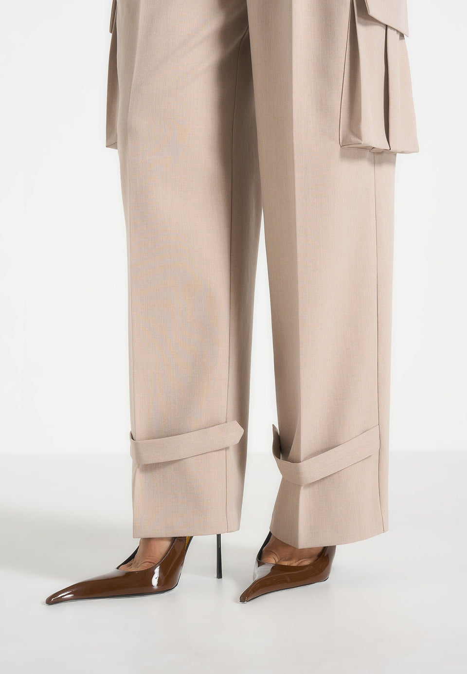 textured-tailored-pleated-cargo-trousers-taupe-1