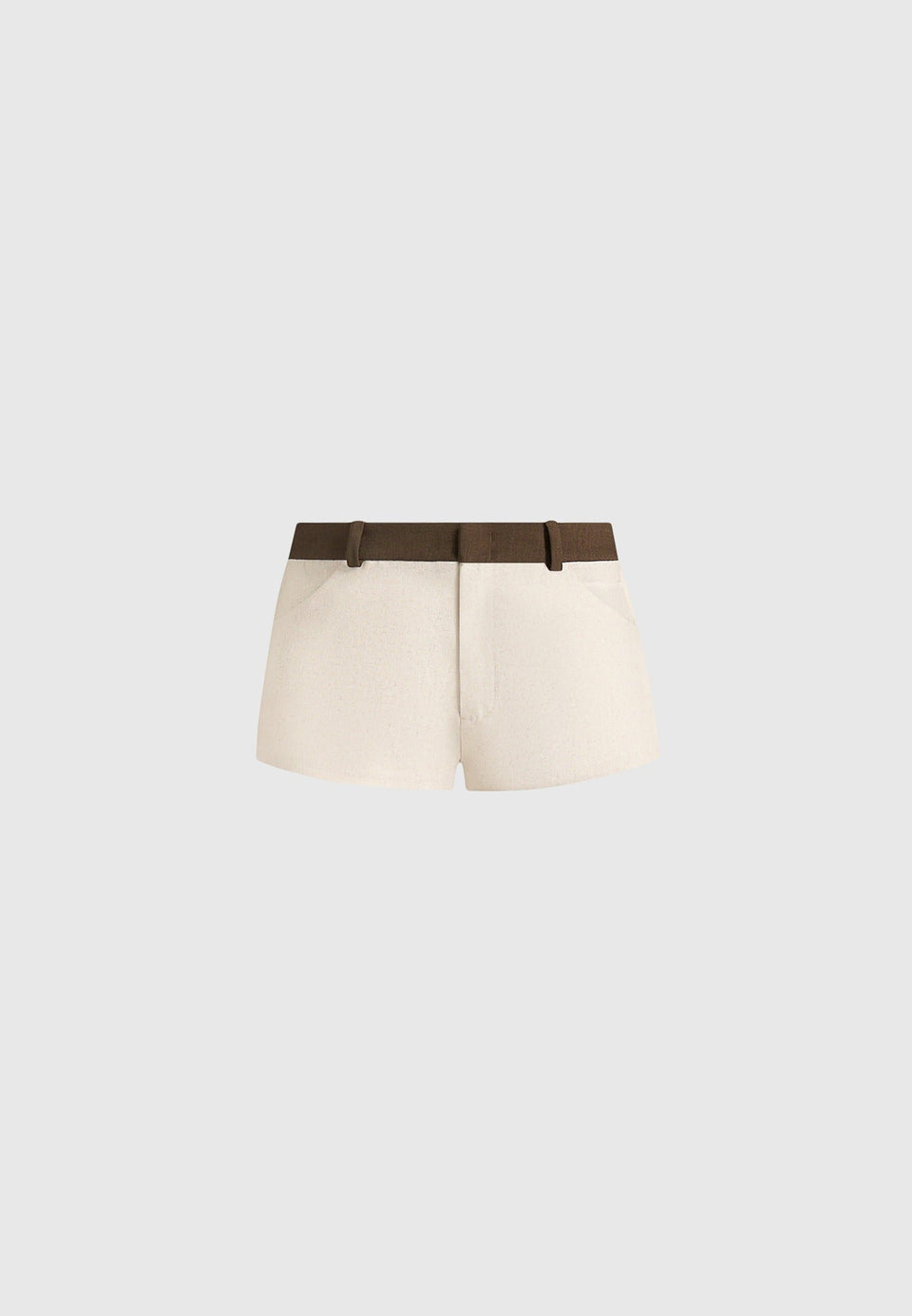 verity-contrast-waist-linen-mini-shorts-natural