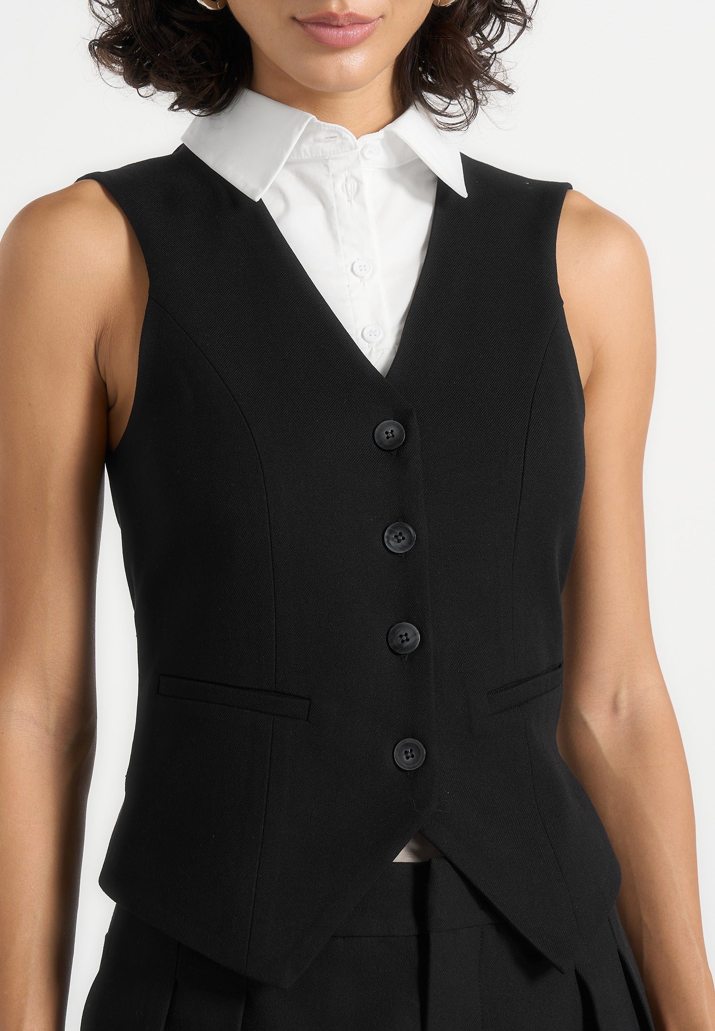 irene-collar-detail-cinched-waistcoat-black-white