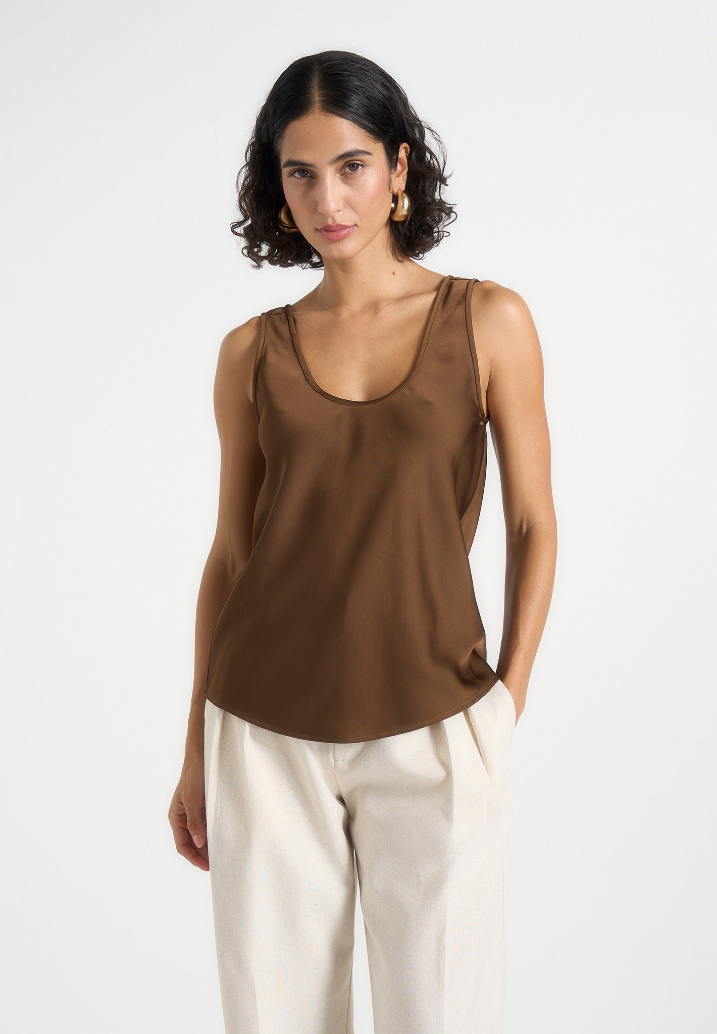 mathilda-satin-scoop-neck-open-back-vest-brown 